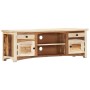 Mueble para TV de madera maciza reciclada 120x30x40 cm en Muebles TV | Comprar online en Foru.es