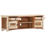 Mueble para TV de madera maciza reciclada 120x30x40 cm en Muebles TV | Comprar online en Foru.es