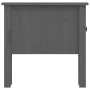 Mesa auxiliar 2 uds madera maciza de pino gris 50x50x49 cm de vidaXL, Mesas auxiliares - Ref: Foro24-813799, Precio: 60,16 €,...