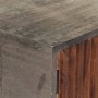 Mesa consola de madera maciza de mango gris 120x35x75 cm en Mesas auxiliares | Comprar online en Foru.es