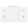 Soporte de monitor madera maciza de pino blanco 100x27x15 cm de vidaXL, Bases y elevadores para ordenadores - Ref: Foro24-814...