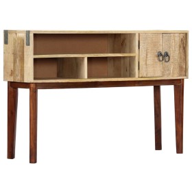 Mesa consola de madera maciza de mango rugosa 115x30x76 cm en Mesas auxiliares | Comprar online en Foru.es