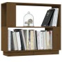 Estantería/divisor madera de pino marrón miel 80x25x70 cm de vidaXL, Librerías y estanterías - Ref: Foro24-814052, Precio: 49...