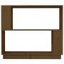 Estantería/divisor madera de pino marrón miel 80x25x70 cm de vidaXL, Librerías y estanterías - Ref: Foro24-814052, Precio: 49...