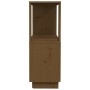 Estantería/divisor madera de pino marrón miel 80x25x70 cm de vidaXL, Librerías y estanterías - Ref: Foro24-814052, Precio: 49...