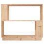 Estantería/divisor de espacios madera maciza pino 80x25x70 cm de vidaXL, Librerías y estanterías - Ref: Foro24-814049, Precio...