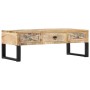 Mesa de centro de madera maciza de mango 110x50x38 cm en Mesas de centro | Comprar online en Foru.es