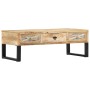 Mesa de centro de madera maciza de mango 110x50x38 cm en Mesas de centro | Comprar online en Foru.es