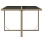 Set comedor de jardín 5 pzas con cojines ratán sintético beige de vidaXL, Conjuntos de jardín - Ref: Foro24-3095515, Precio: ...