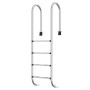 Escalera para piscina acero inoxidable 304 54x38x184,5 cm de vidaXL, Escaleras y rampas de piscina - Ref: Foro24-93453, Preci...