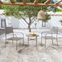 Juego de comedor para jardín 3 piezas ratán sintético gris de vidaXL, Conjuntos de jardín - Ref: Foro24-3098034, Precio: 85,7...