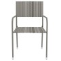 Juego de comedor para jardín 3 piezas ratán sintético gris de vidaXL, Conjuntos de jardín - Ref: Foro24-3098034, Precio: 85,7...