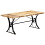 Mesa de comedor de madera maciza de mango 180x90x76 cm en Mesas de comedor | Comprar online en Foru.es