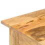 Mesa auxiliar de madera maciza de mango 43x43x40 cm en Mesas auxiliares | Comprar online en Foru.es