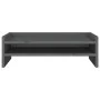Soporte para monitor madera maciza de pino gris 50x24x16 cm de vidaXL, Bases y elevadores para ordenadores - Ref: Foro24-8139...