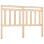 Cabecero de cama madera maciza de pino 126x4x100 cm de vidaXL, Cabeceros y pies de cama - Ref: Foro24-814084, Precio: 35,83 €...