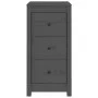 Aparadores 2 uds madera maciza de pino gris 40x35x80 cm de vidaXL, Aparadores - Ref: Foro24-813744, Precio: 97,07 €, Descuent...