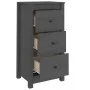 Aparadores 2 uds madera maciza de pino gris 40x35x80 cm de vidaXL, Aparadores - Ref: Foro24-813744, Precio: 97,07 €, Descuent...