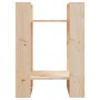 Estantería/divisor de espacios madera maciza pino 41x35x57 cm de vidaXL, Librerías y estanterías - Ref: Foro24-813854, Precio...