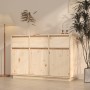 Aparador de madera maciza de pino 110x34x75 cm de vidaXL, Aparadores - Ref: Foro24-813814, Precio: 163,05 €, Descuento: %