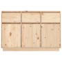 Aparador de madera maciza de pino 110x34x75 cm de vidaXL, Aparadores - Ref: Foro24-813814, Precio: 163,05 €, Descuento: %