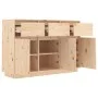 Aparador de madera maciza de pino 110x34x75 cm de vidaXL, Aparadores - Ref: Foro24-813814, Precio: 160,31 €, Descuento: %