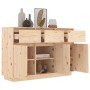 Aparador de madera maciza de pino 110x34x75 cm de vidaXL, Aparadores - Ref: Foro24-813814, Precio: 163,05 €, Descuento: %