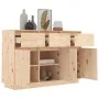 Aparador de madera maciza de pino 110x34x75 cm de vidaXL, Aparadores - Ref: Foro24-813814, Precio: 160,31 €, Descuento: %