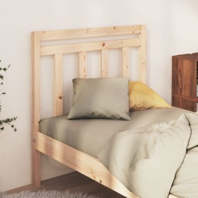 Cabecero de cama madera maciza de pino 81x4x100 cm de vidaXL, Cabeceros y pies de cama - Ref: Foro24-814069, Precio: 32,21 €,...