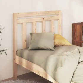 Solid pine wood bed headboard 81x4x100 cm by vidaXL, Headboards and footboards - Ref: Foro24-814069, Price: 27,67 €, Discount: %