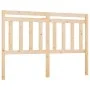 Cabecero de cama madera maciza de pino 156x4x100 cm de vidaXL, Cabeceros y pies de cama - Ref: Foro24-814099, Precio: 49,77 €...