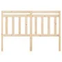 Cabecero de cama madera maciza de pino 156x4x100 cm de vidaXL, Cabeceros y pies de cama - Ref: Foro24-814099, Precio: 49,77 €...