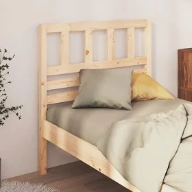Cabecero de cama madera maciza de pino 81x4x100 cm de vidaXL, Cabeceros y pies de cama - Ref: Foro24-814119, Precio: 35,86 €,...