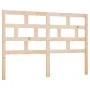 Cabecero de cama madera maciza de pino 146x4x100 cm de vidaXL, Cabeceros y pies de cama - Ref: Foro24-814194, Precio: 47,53 €...