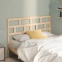 Cabecero de cama madera maciza de pino 146x4x100 cm de vidaXL, Cabeceros y pies de cama - Ref: Foro24-814194, Precio: 48,15 €...