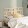 Cabecero de cama madera maciza de pino 146x4x100 cm de vidaXL, Cabeceros y pies de cama - Ref: Foro24-814194, Precio: 47,53 €...