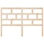 Cabecero de cama madera maciza de pino 146x4x100 cm de vidaXL, Cabeceros y pies de cama - Ref: Foro24-814194, Precio: 47,53 €...