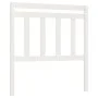 Solid white pine wood bed headboard 96x4x100 cm by vidaXL, Headboards and footboards - Ref: Foro24-814075, Price: 39,54 €, Di...