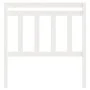 Solid white pine wood bed headboard 96x4x100 cm by vidaXL, Headboards and footboards - Ref: Foro24-814075, Price: 39,54 €, Di...