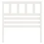 Cabecero de cama madera maciza de pino blanco 81x4x100 cm de vidaXL, Cabeceros y pies de cama - Ref: Foro24-814120, Precio: 3...