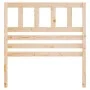 Cabecero de cama madera maciza de pino 96x4x100 cm de vidaXL, Cabeceros y pies de cama - Ref: Foro24-814124, Precio: 33,17 €,...