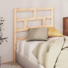 Cabecero de cama madera maciza de pino 96x4x100 cm de vidaXL, Cabeceros y pies de cama - Ref: Foro24-814174, Precio: 33,90 €,...