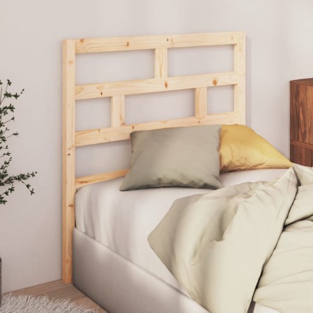 Cabecero de cama madera maciza de pino 96x4x100 cm de vidaXL, Cabeceros y pies de cama - Ref: Foro24-814174, Precio: 33,90 €,...