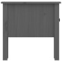 Mesa auxiliar de madera maciza de pino gris 50x50x49 cm de vidaXL, Mesas auxiliares - Ref: Foro24-813798, Precio: 39,65 €, De...