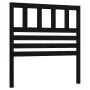Cabecero de cama madera maciza de pino negro 81x4x100 cm de vidaXL, Cabeceros y pies de cama - Ref: Foro24-814123, Precio: 34...