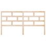 Cabecero de cama madera maciza de pino 186x4x100 cm de vidaXL, Cabeceros y pies de cama - Ref: Foro24-814209, Precio: 53,93 €...