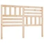 Cabecero de cama madera maciza de pino 141x4x100 cm de vidaXL, Cabeceros y pies de cama - Ref: Foro24-814139, Precio: 54,90 €...