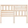 Cabecero de cama madera maciza de pino 141x4x100 cm de vidaXL, Cabeceros y pies de cama - Ref: Foro24-814139, Precio: 55,56 €...