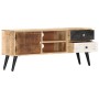 Mueble para TV de madera maciza de mango 115x30x47 cm en Muebles TV | Comprar online en Foru.es