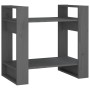 Estantería/divisor de espacios madera pino gris 60x35x57 cm de vidaXL, Librerías y estanterías - Ref: Foro24-813876, Precio: ...